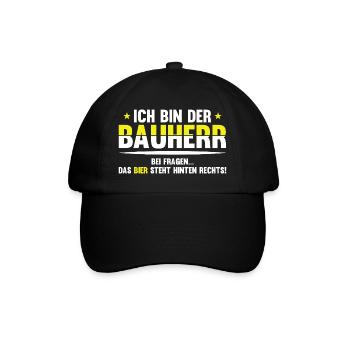 Blague bavaroise sur la bière - Casquette classique - noir/noir - Devant