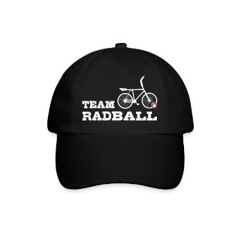 Cyclisme par équipe, Cyclistes de compétition, Cyclisme en salle - Casquette classique - noir/noir - Devant