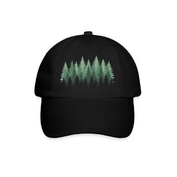 Forêt Nature Arbres Nature Nature Amoureux de la nature - Casquette classique - noir/noir - Devant
