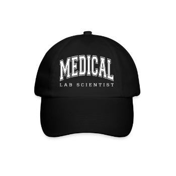 Scientifique de laboratoire médical - Technicien de laboratoire - Casquette classique - noir/noir - Devant