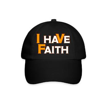 I Have Faith IVF Month Infertility Awareness Month - Baseball Cap - black/black - Front