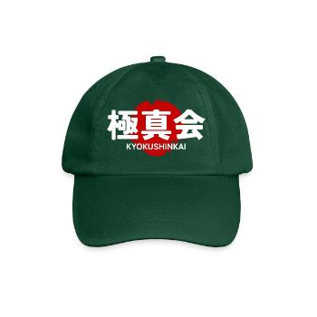 Kyokushin Karate Dojo GYM Kanji japonais - Casquette classique - vert bouteille - Devant