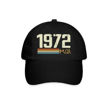 Mai 1972 - Casquette classique - noir/noir - Devant