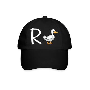 Rente - Baseballkappe - Schwarz/Schwarz - Vorne