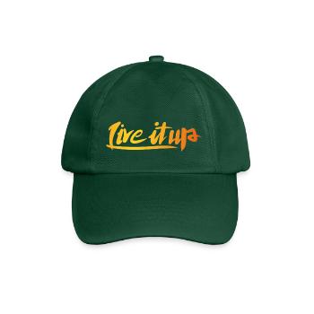Live It Up, Only One Place - Baseball Cap - bottle green - Front