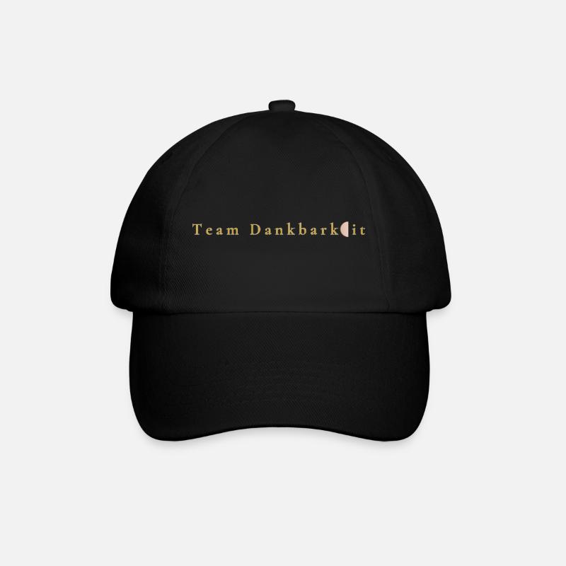 Botschaft - Team Dankbarkeit - Baseballkappe - Schwarz/Schwarz