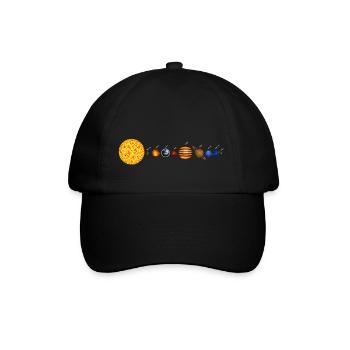 Système solaire - Casquette classique - noir/noir - Devant