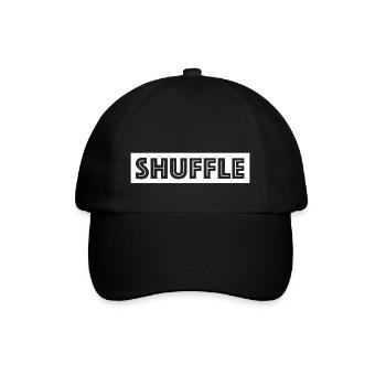 Mischen | Poker, Karten, lustige Sprüche - Baseballkappe - Schwarz/Schwarz - Vorne