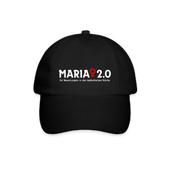 Maria 2 0 - Baseballkappe - Schwarz/Schwarz - Vorne
