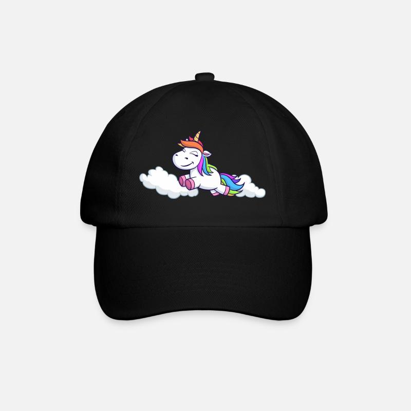 Unicorn - Baseballkappe - Schwarz/Schwarz