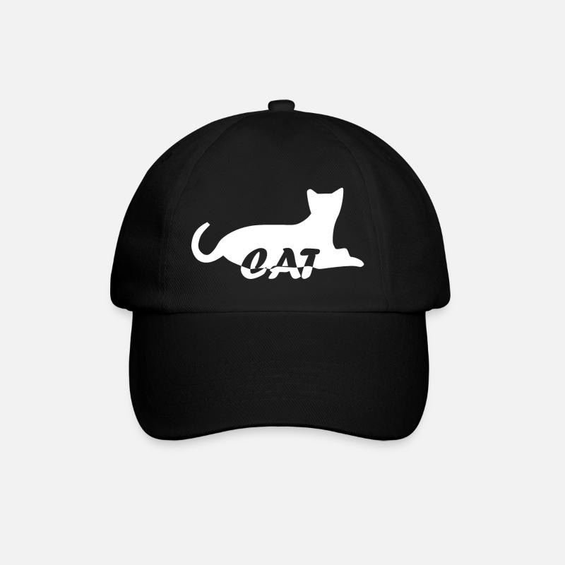 chat chat chat chat chat chatte minette chatte chatte minette - Casquette classique - noir/noir