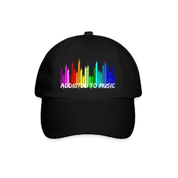 Addicted to Music Equalizer SoundRegler - Casquette classique - noir/noir - Devant