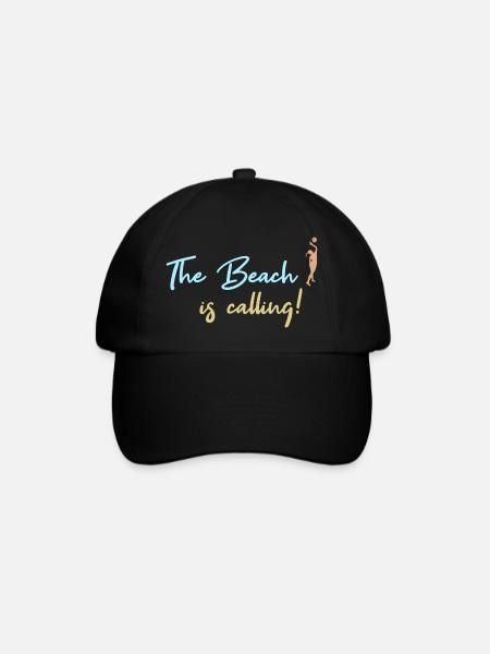 beach-volley - Casquette classique - noir/noir