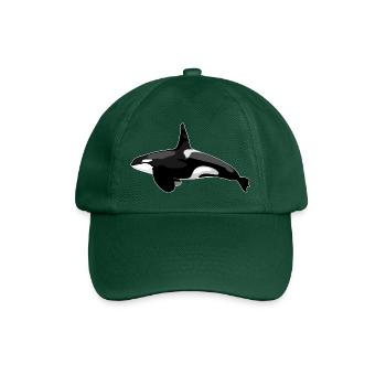 Orca - Baseball Cap - bottle green - Front