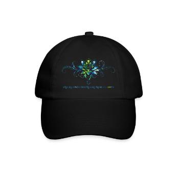 Lotus Flower - Baseball Cap - black/black - Front