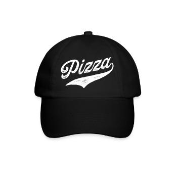 Pizza - Casquette classique - noir/noir - Devant