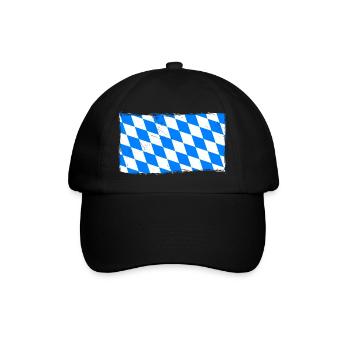 Bayern Flagge Used Look Bayerische Fahne Vintage - Casquette classique - noir/noir - Devant