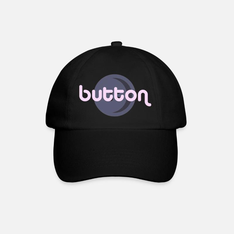 Bouton - Casquette classique - noir/noir