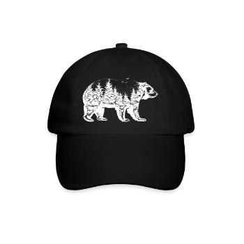 Travel Adventure Camping Hiking Gift - Baseball Cap - black/black - Front