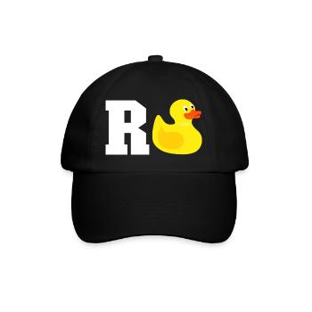 Rente - Baseballkappe - Schwarz/Schwarz - Vorne