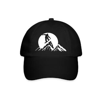 Snowboard Snowboarder - Casquette classique - noir/noir - Devant