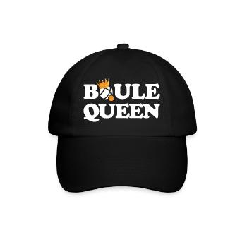 Tenue Boule Queen Queen pour les joueurs de boule à - Casquette classique - noir/noir - Devant