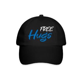 Free hugs - Baseball Cap - black/black - Front