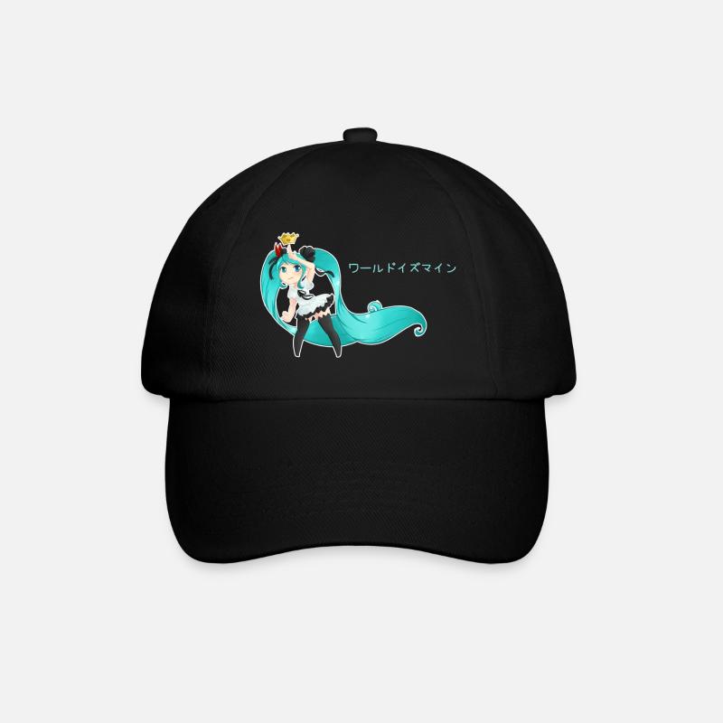 Die Welt gehört mir - Baseballkappe - Schwarz/Schwarz