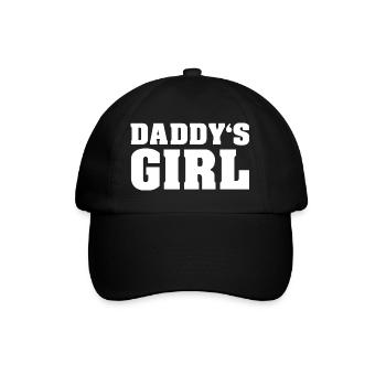 DADDYS GIRL | Gift for father, dad, daughter - Baseball Cap - black/black - Front