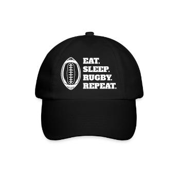 Rugby Rugby Coach Gift Rugby Player Rugby Team - Baseball Cap - black/black - Front