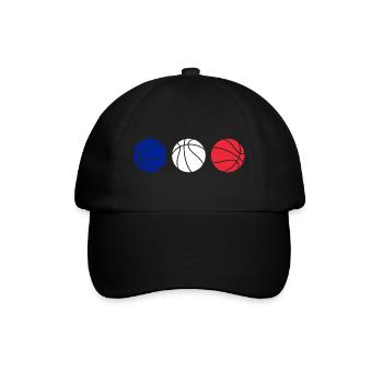 France basket-ball t-shirt fan de basketball - Casquette classique - noir/noir - Devant