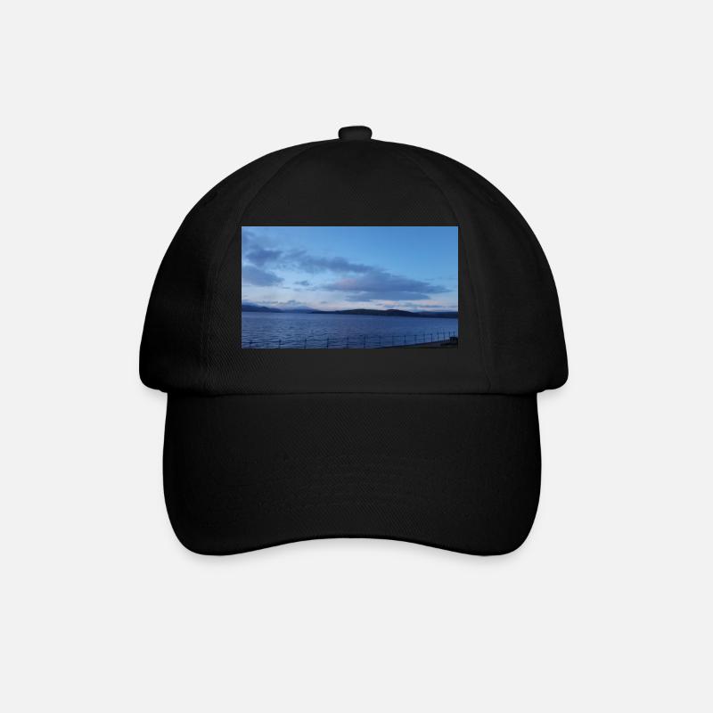 Evening Sky - Baseball Cap - black/black