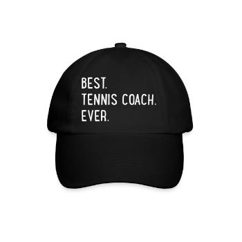 Tennis Coach - Baseball Cap - black/black - Front