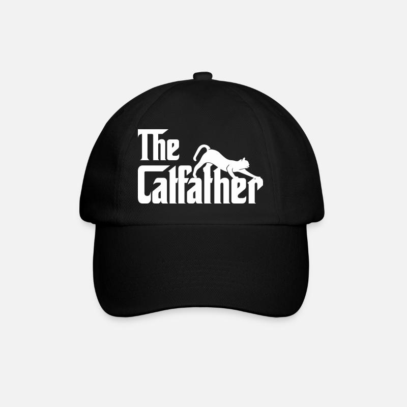 Journée du chat - Casquette classique - noir/noir