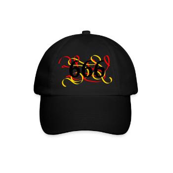 666 brûlés - Casquette classique - noir/noir - Devant