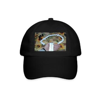 Domino - Baseballkappe - Schwarz/Schwarz - Vorne
