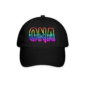 ona rs rainbow - Baseball Cap - black/black - Front
