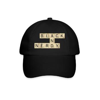 Black and Nerdy - Baseball Cap - black/black - Front
