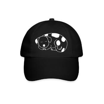 Hund Dog - Baseballkappe - Schwarz/Schwarz - Vorne