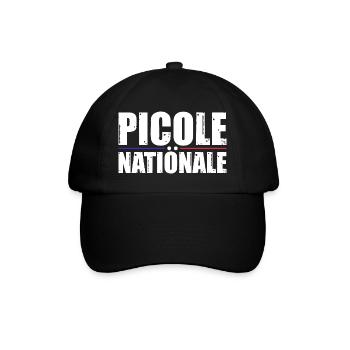 Picole Nationale - Casquette classique - noir/noir - Devant