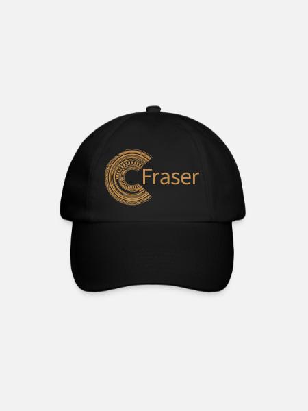 Für Fraser - Baseballkappe - Schwarz/Schwarz