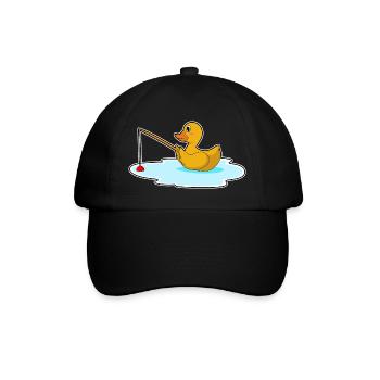 Duck Angler Fishing Rod Fishing - Baseball Cap - black/black - Front