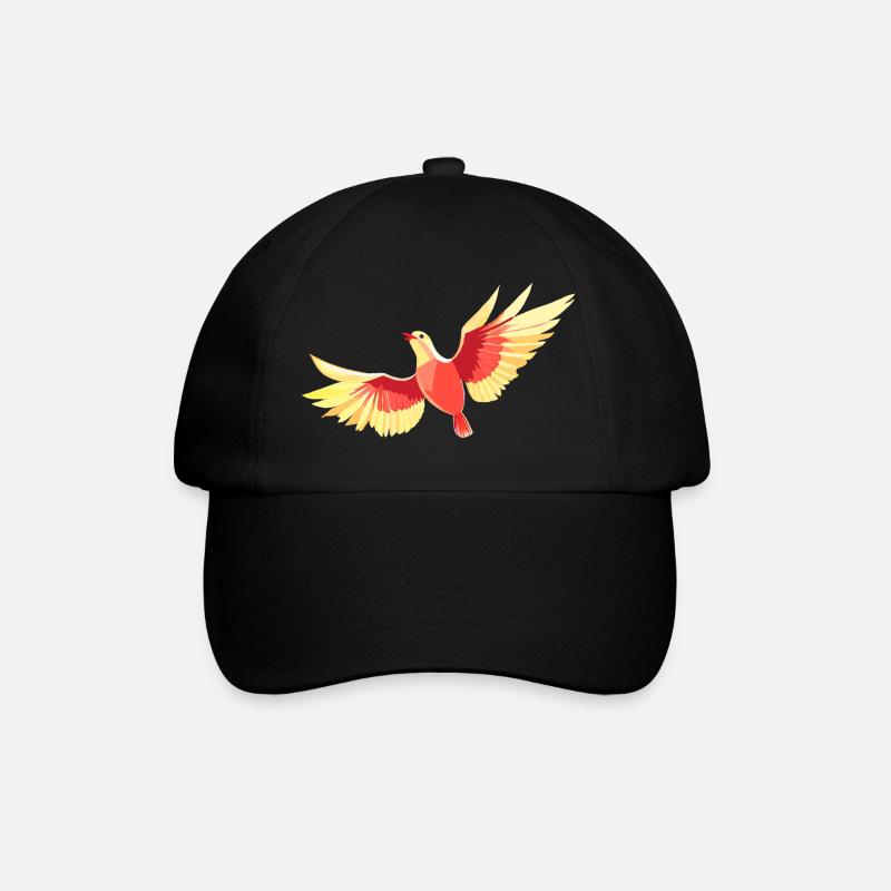 Bird hovering in the sky - Baseball Cap - black/black