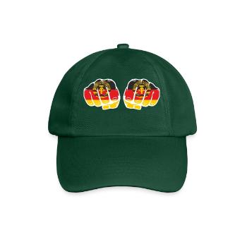 DDR Faust Ostalgie - Baseballkappe - Flaschengrün - Vorne