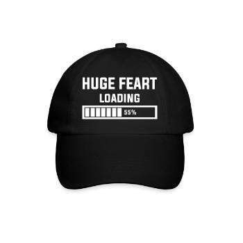 Vom Horror inspiriertes Ladebildschirm-Design - Baseballkappe - Schwarz/Schwarz - Vorne