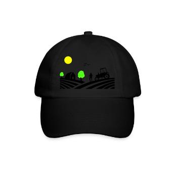 Tractor Farm - Baseball Cap - black/black - Front