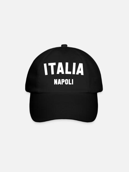 NAPOLI Italia Neapel Italien - Baseballkappe - Schwarz/Schwarz