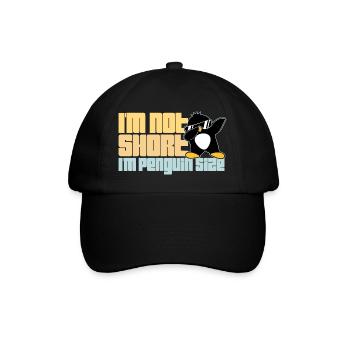 Je ne suis pas petit, je suis pingouin taille Dabbing Dab Dance - Casquette classique - noir/noir - Devant