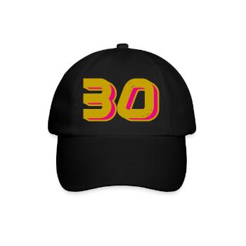 30. 30 YEARS. 30th ANNIVERSARY. 30TH ANNIVERSARY. - Baseball Cap - black/black - Front