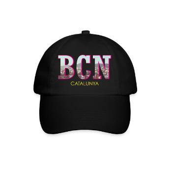 Barcelona Catalunya - Baseballkappe - Schwarz/Schwarz - Vorne